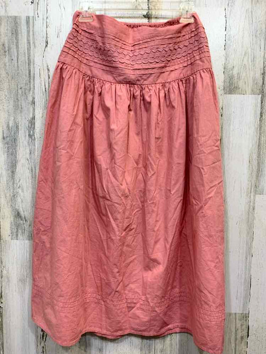 NWT A NEW DAY M BOTTOMS Pink Solid MIDI Midi