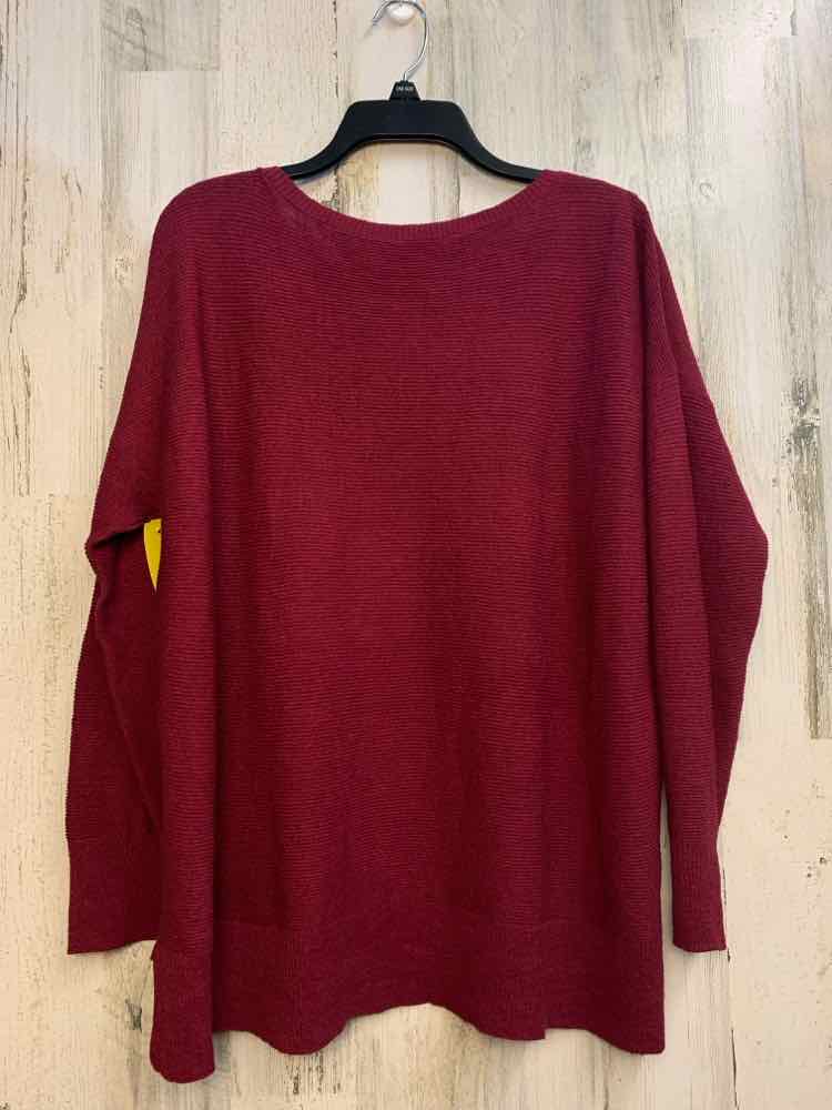 PRE-OWNED EILEEN FISHER Tops Size L Plum LONG SLEEVES TOP