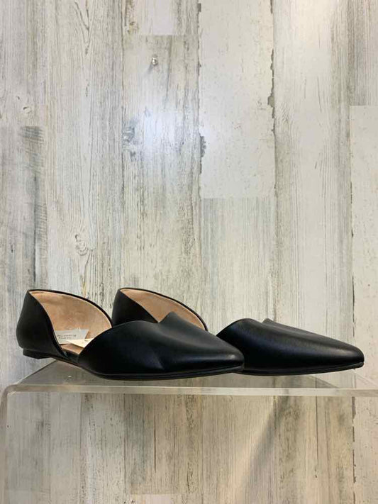 NWT A NEW DAY SHOES Shoe Size 8.5 Black BALLET FLAT Shoes/BLACK POINTED TOE BALL