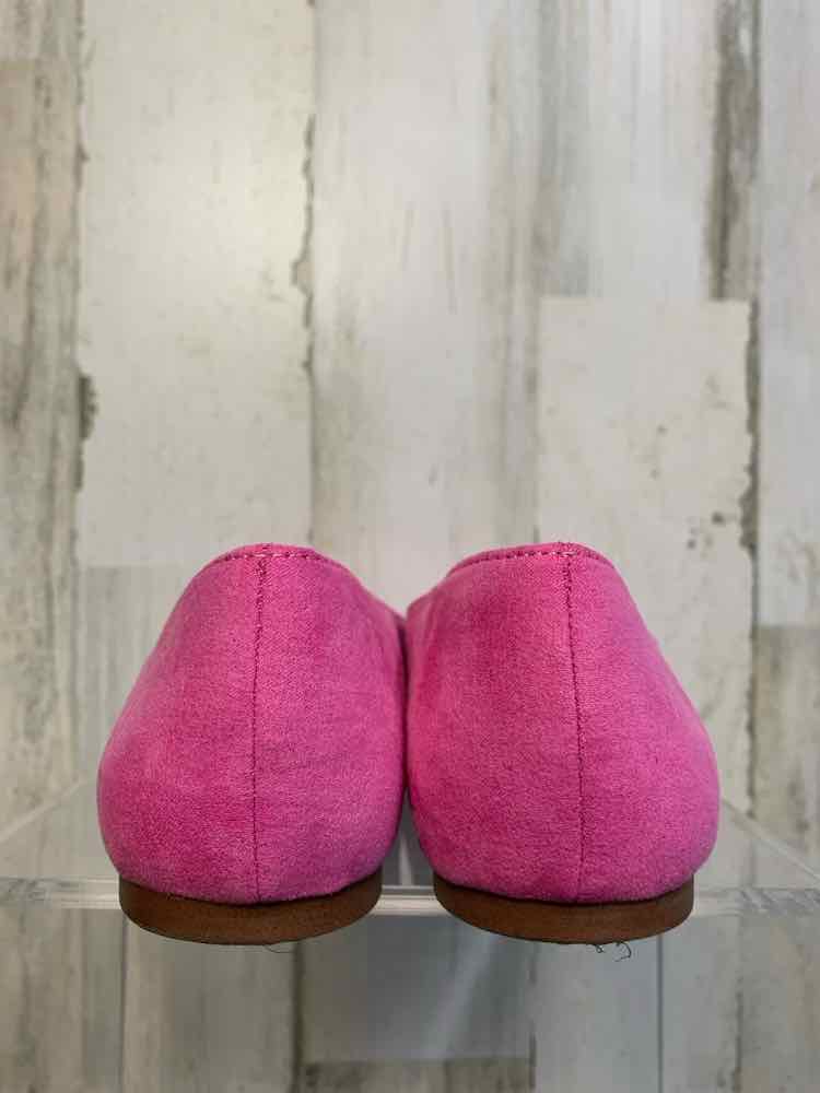 PRE-OWNED JCREW SHOES 6.5 Pink Shoes/SUEDE FLATS