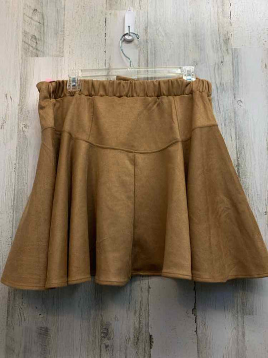 JULIA Dresses and Skirts Size XL Camel MINI Skirt