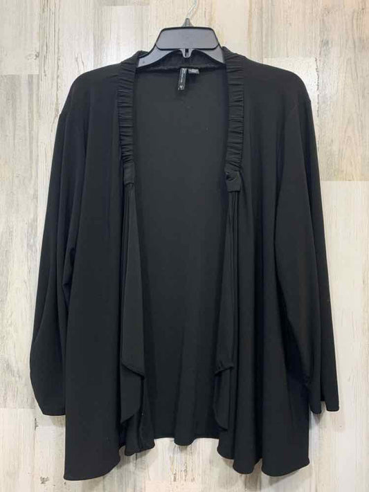 NEW DIRECTIONS PLUS SIZES Size 2X Black CARDIGAN Cardigan