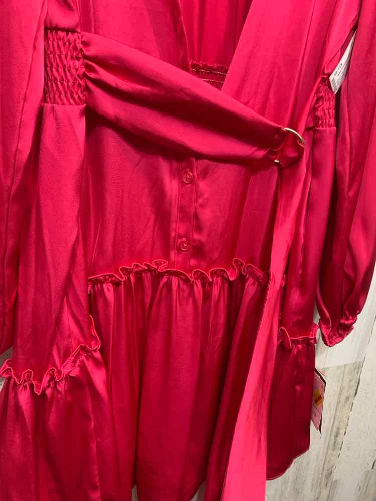 NWT TAYLOR Dresses and Skirts Size 12 Fuschia LONG SLEEVES Dress