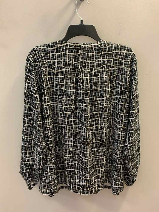 ROBERT LOUIS Tops Size XL BLK/WHITE TOP