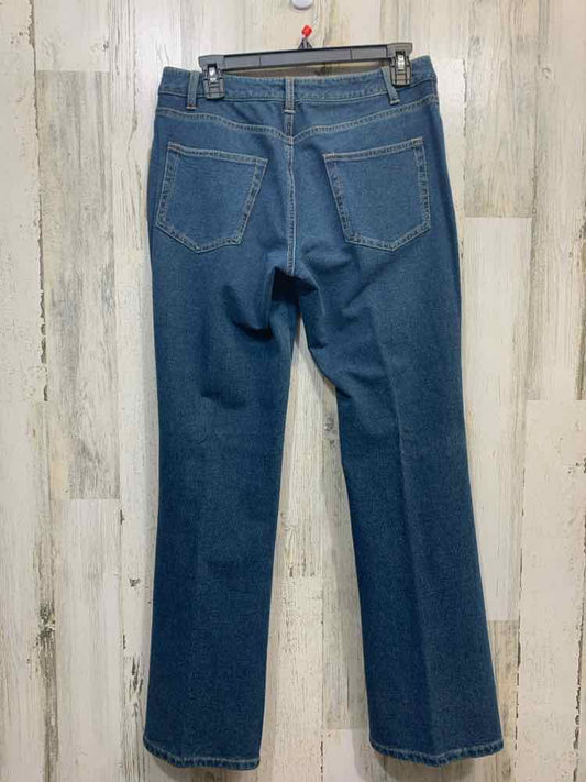 NWT Size 8P COLDWATER CREEK BOTTOMS Denim BOOT CUT Jeans/NATURAL WAIST STRETCH