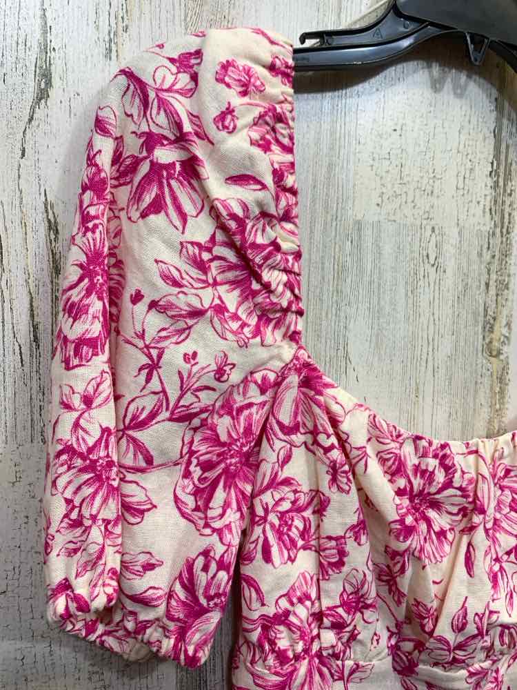 NWT LONDON TIMES Dresses and Skirts Size 8 WHITE/FUSH Floral MAXI Dress