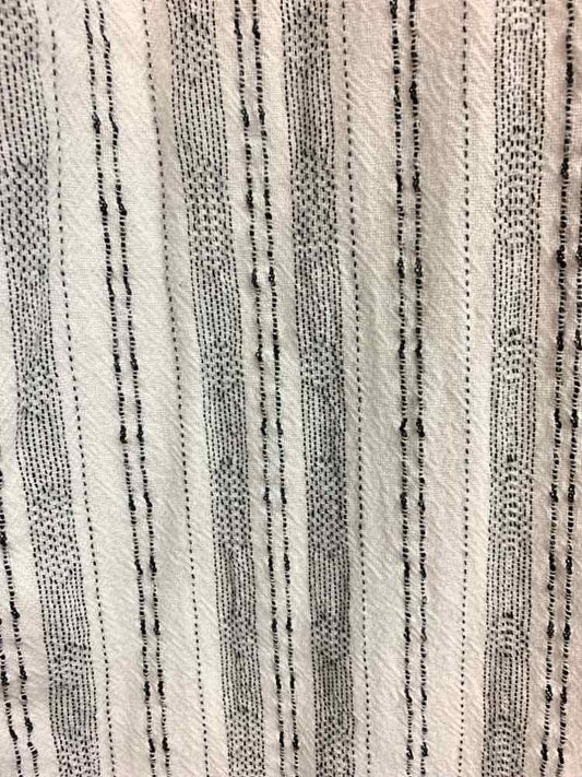 Size S SIENNA SKY BOTTOMS WHT/BLK Stripe STRAIGHT Pants