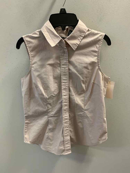 NEW YORK & CO Tops Size S Tan TOP