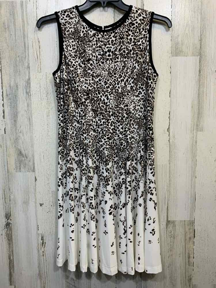 PRE-OWNED GABBY SKYE Dresses and Skirts Size M BROWN/BLACK CHEETAH Dress/CHEETAH