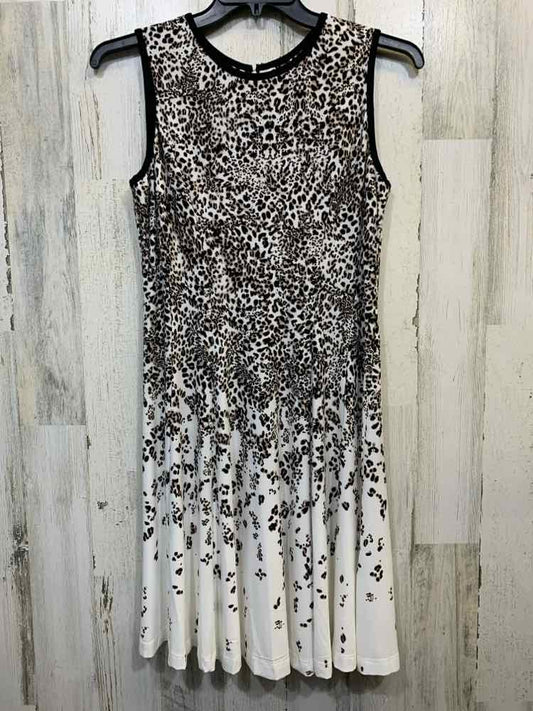 PRE-OWNED GABBY SKYE Dresses and Skirts Size M BROWN/BLACK CHEETAH Dress/CHEETAH
