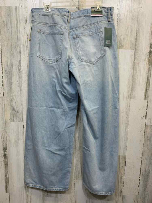 NWT Size 12 WILD FABLE BOTTOMS LIGHT BLU LOW RISE Jeans/BAGGY