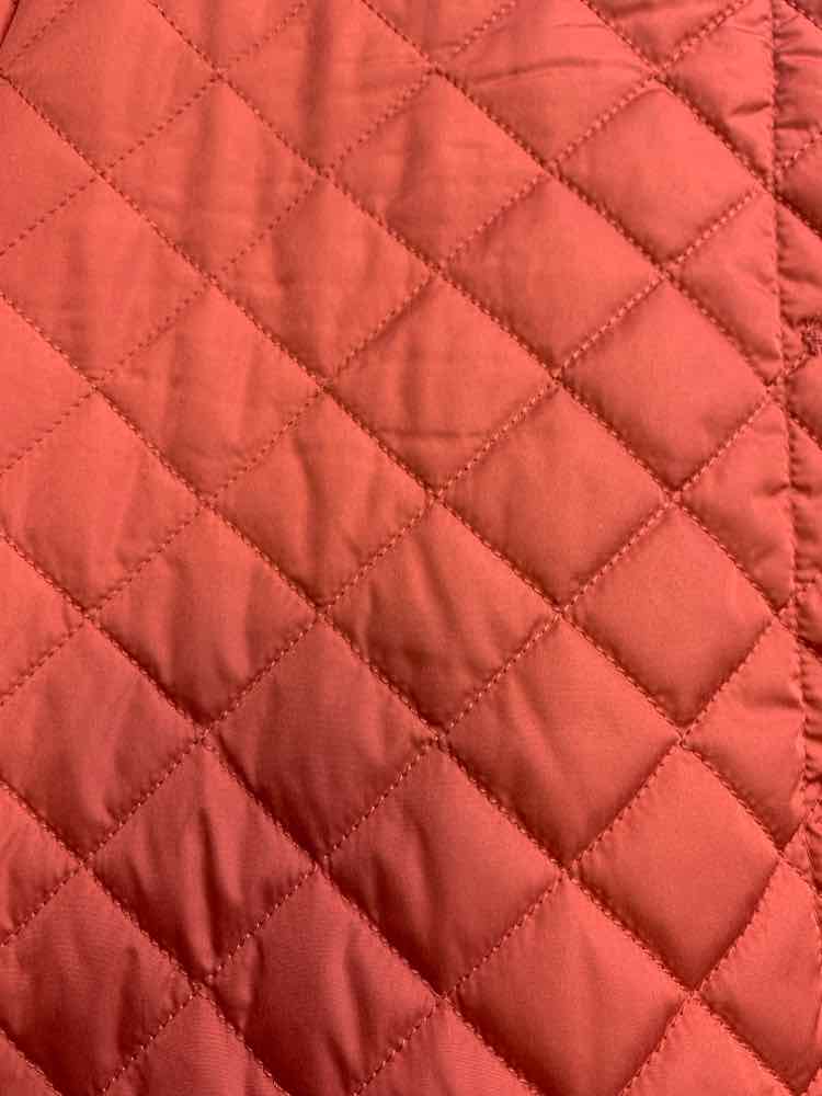 PRE-OWNED CROFT & BARROW Tops Size L Peach LONG SLEEVES Jacket/QUILTED BUTTON UP