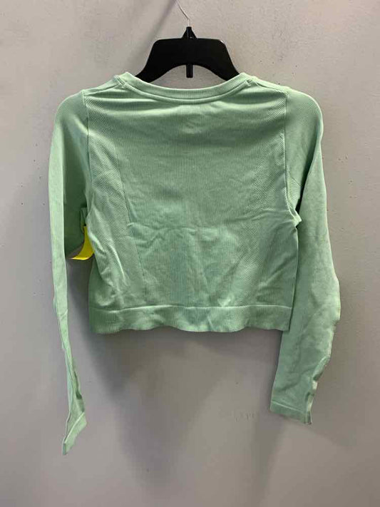 NWT ALL IN MOTION Activewear Size L MINT LONG SLEEVES TOP