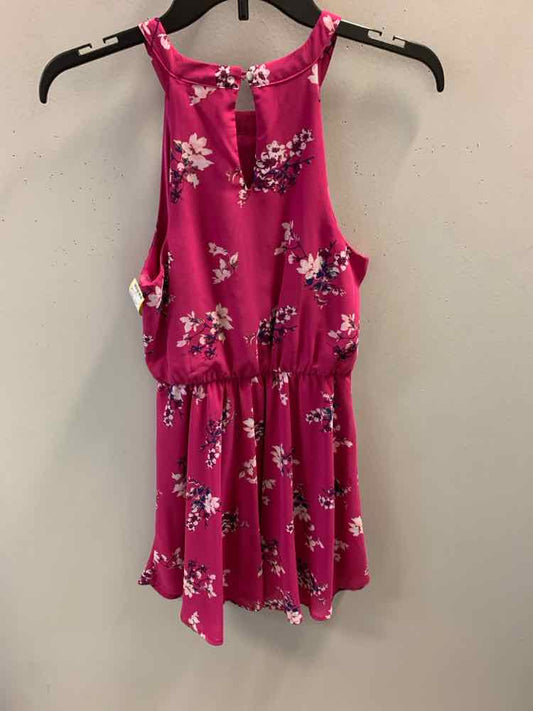 BLUE RAIN Dresses and Skirts Size XS MAGENTA Floral Dress