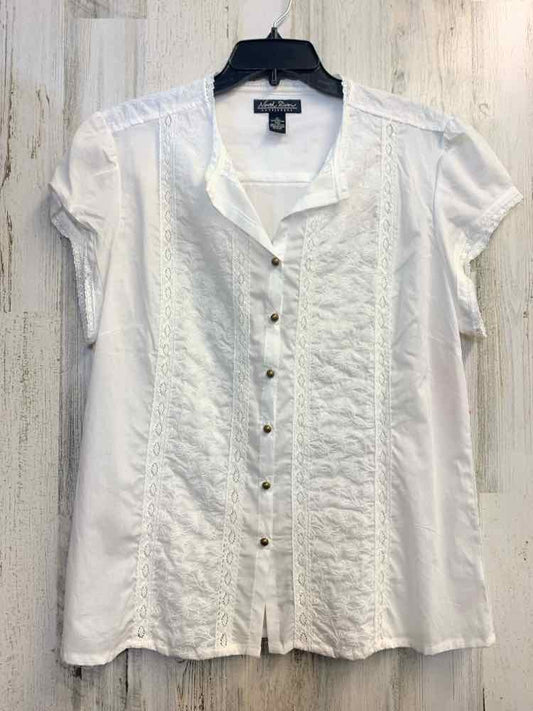 NORTH RIVER Tops Size XL White CAP SLEEVE Shirt