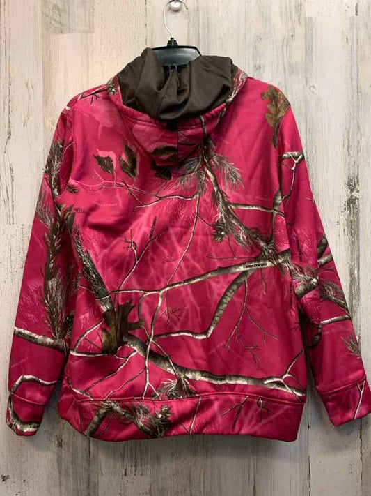 REALTREE Tops Size L HT PINK/BRN Camoflage HOOD HOODIE