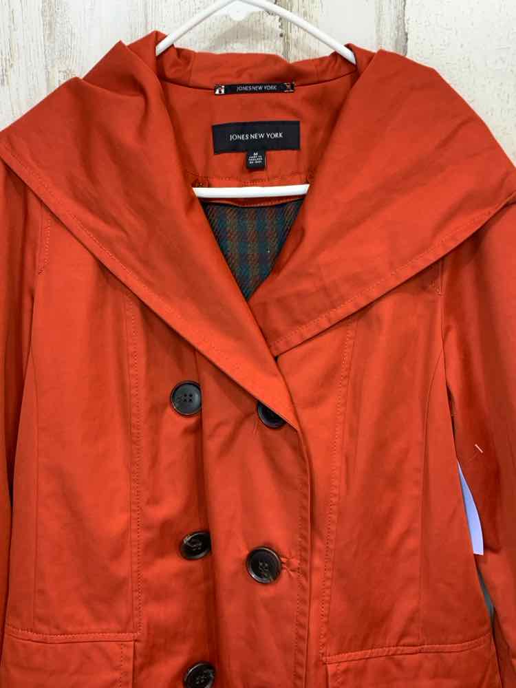 PRE-OWNED JONES NEW YORK Size M JACKETS / COATS RUST LONG Jacket