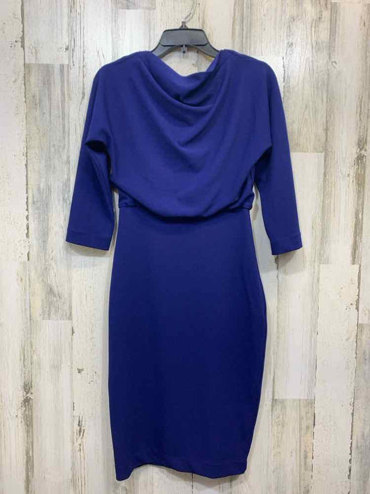 PRE-OWNED BADGLEY MISCHKA Dresses and Skirts Size 0 Royal Blue Solid Dress