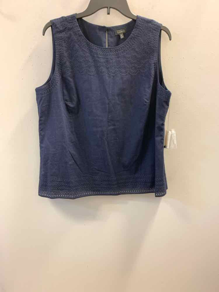 NWT TALBOTS PLUS SIZES Size 16 Navy SLEEVELESS TOP