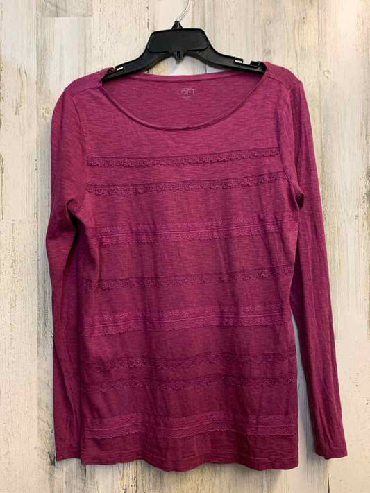 LOFT Tops Size L ORCHID LONG SLEEVES TOP