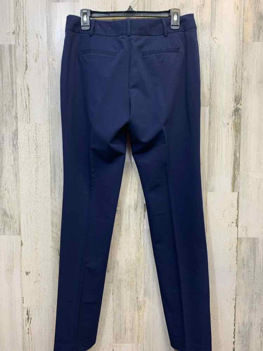 PRE-OWNED Size 6 WORTHINGTON BOTTOMS Navy Pants/FLAT FRONT/SKINNY LEGS