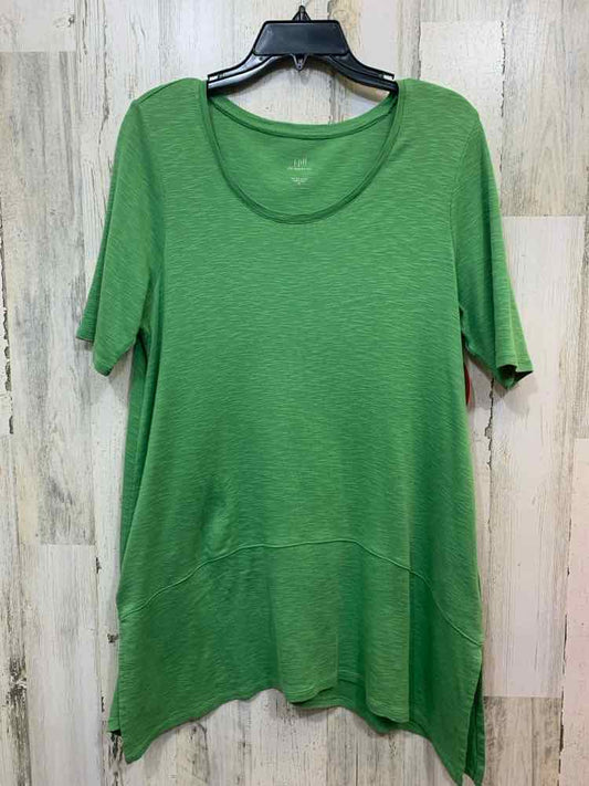 PRE-OWNED J JILL Tops Size M Green SHORT SLEEVES TOP
