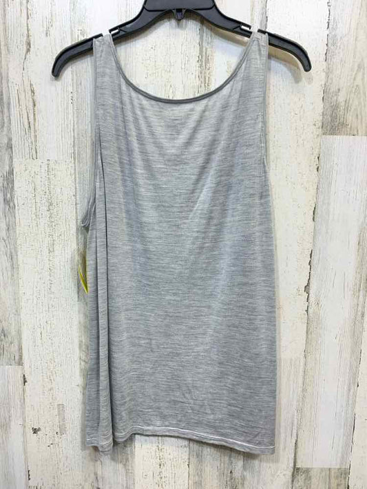 PRE-OWNED EILEEN FISHER Tops Size XL Gray Tank Top/SCOOP NECKLINE