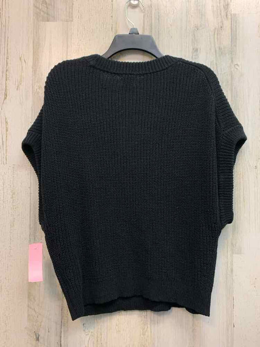 NWT A NEW DAY Tops Size L Black CROCHET SLEEVELESS TOP/BLACK SLEEVELESS CROCHET