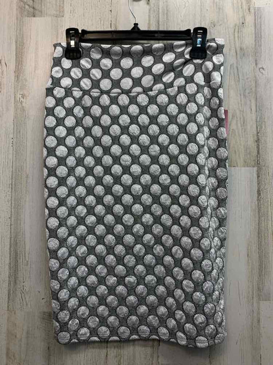 LULAROE Dresses and Skirts Size S GRAY/WHITE SPOTS PENCIL Skirt