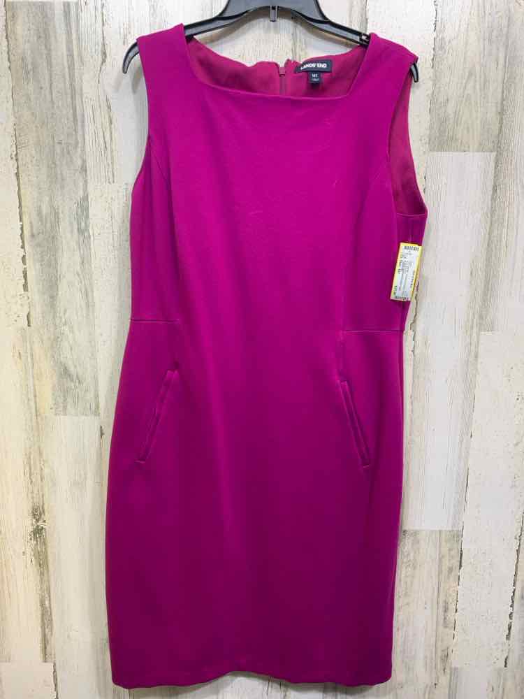 PRE-OWNED LANDS END Dresses and Skirts Size 16T Purple Solid SHEATH Dress