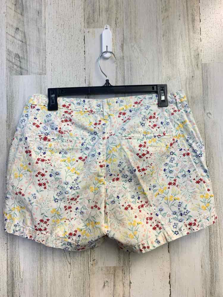 PRE-OWNED Size 8 OLD NAVY BOTTOMS Cream Floral Shorts