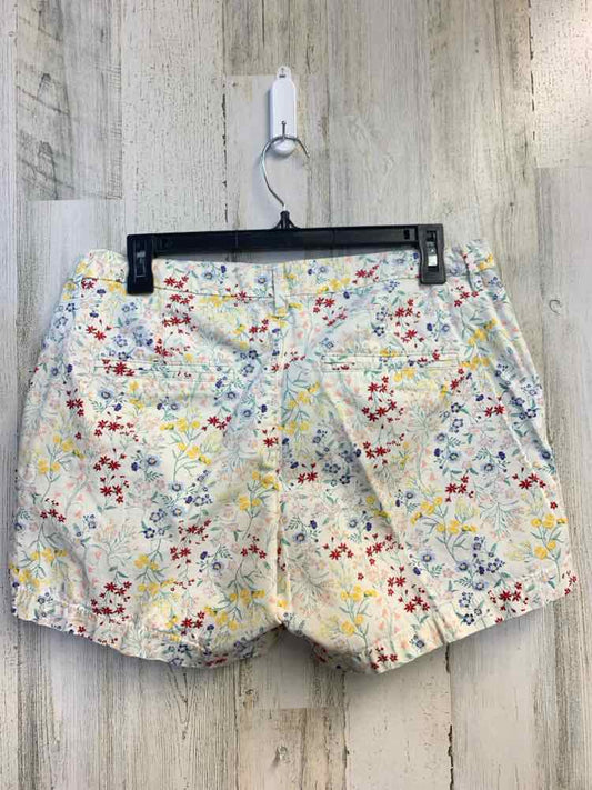 PRE-OWNED Size 8 OLD NAVY BOTTOMS Cream Floral Shorts