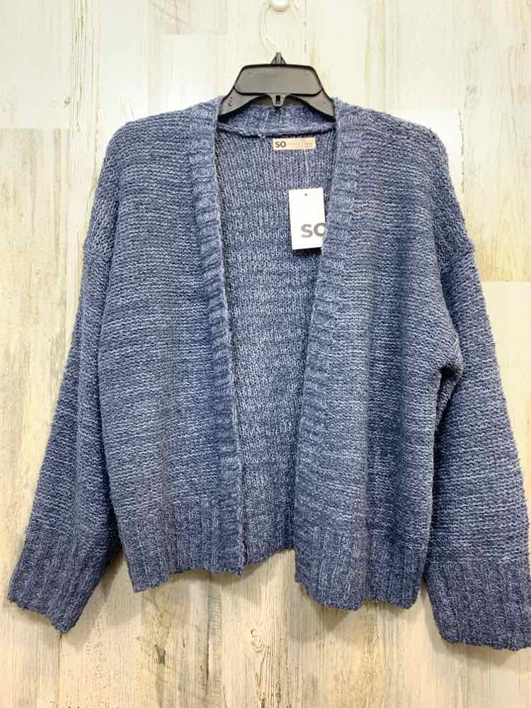 NWT SO Tops Size S SLATE BLUE CARDIGAN Cardigan