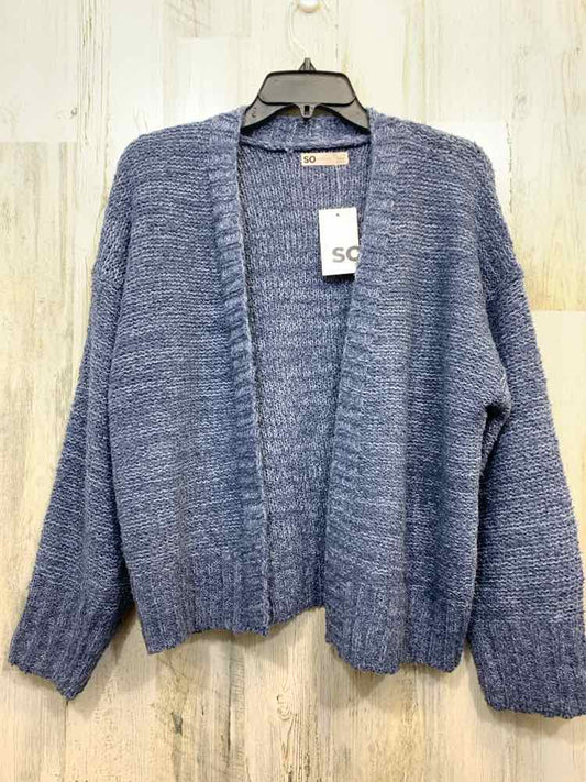 NWT SO Tops Size S SLATE BLUE CARDIGAN Cardigan