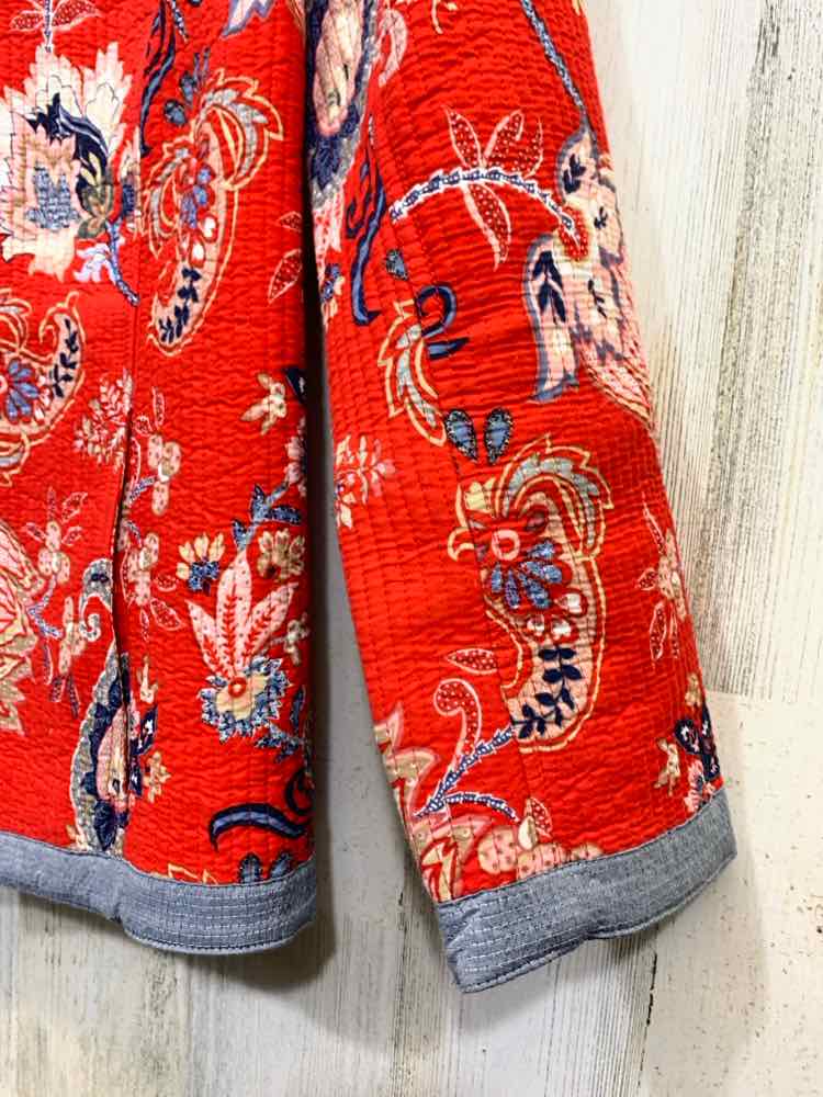 PRE-OWNED TALBOTS JACKETS / COATS Size S RED/BLUE/TAN/PINK Jacket (Outdoor)/RED/