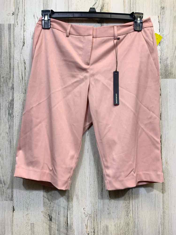NWT Size 8 HARVE BENARD BOTTOMS ROSE Solid BERMUDA Shorts/ROSE BERMUDA SHORTS