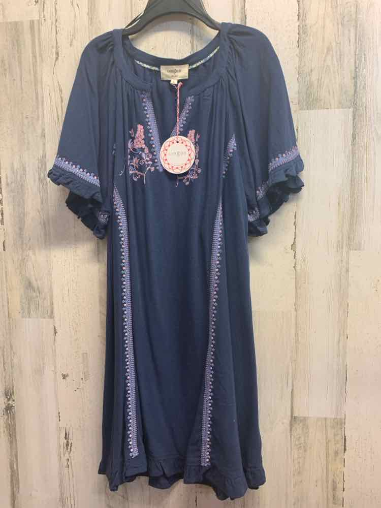 NWT UMGEE Dresses and Skirts Size L NAVY/PINK/LIGHT BLUE Floral SUNDRESS Dress/N