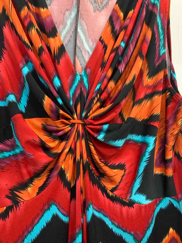 PRE-OWNED NEW DIRECTIONS Dresses and Skirts Size 3X ZIG ZAG MAXI Dress/ZIG-ZAG M