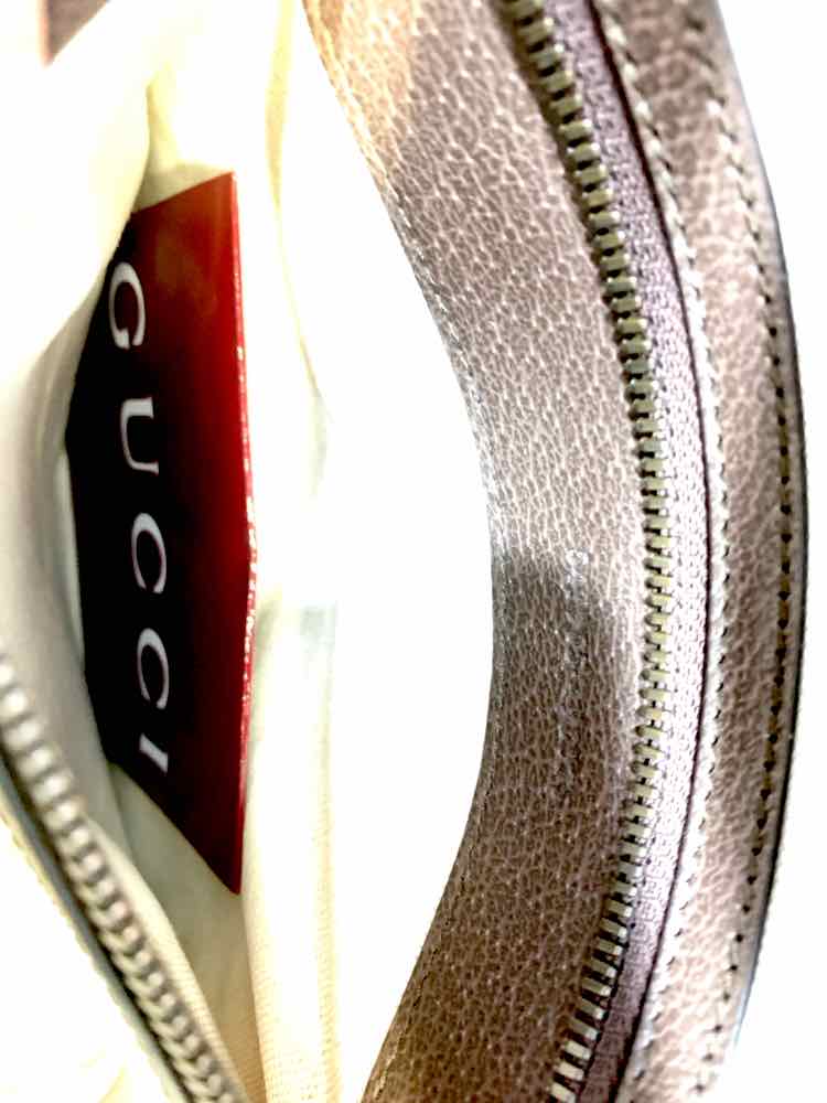 PRE-OWNED GUCCI BGE/BRN Handbag