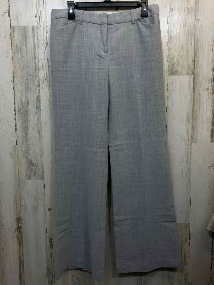 Size 10/L EXPRESS BOTTOMS LIGHT GRAY CROSSTHATCH LONG Pants