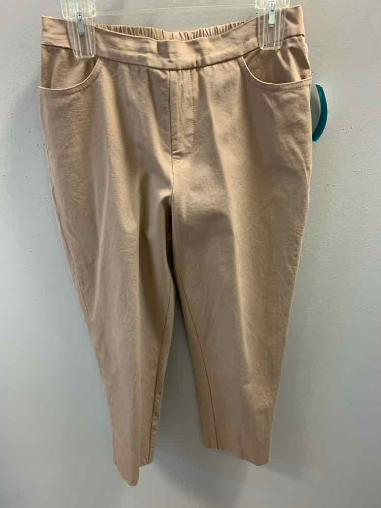 Size 8 ISAACMIZRAHILIVE BOTTOMS Khaki Pants