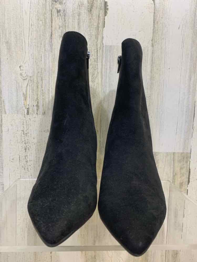 NWT BAR lll SHOES Shoe Size 7.5 Black Solid BLOCK HEEL Shoes/BLACK ANKLE BLOCK H