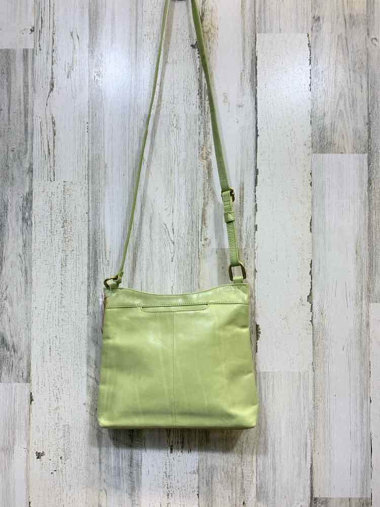 PRE-OWNED HOBO GREEN YELLOW Handbag/YELLOW GREEN SQUARE CROSS BODY