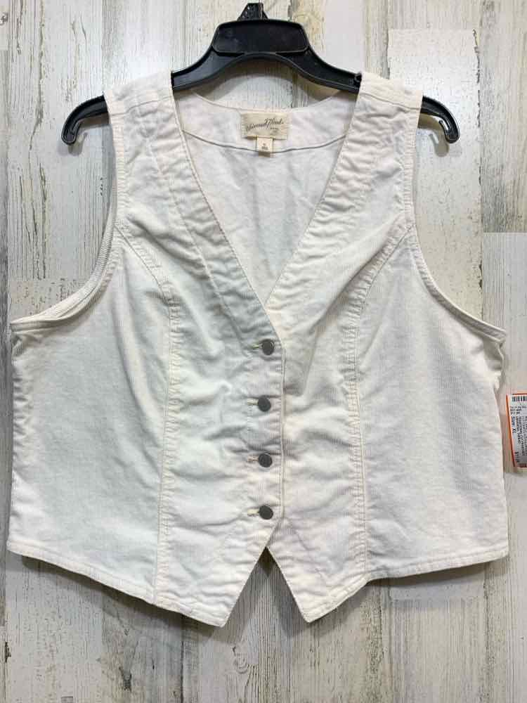 PRE-OWNED UNIVERSAL THREAD/TRADITIONAL CUT FRONT/SIDE PANEL CORDUROY VEST