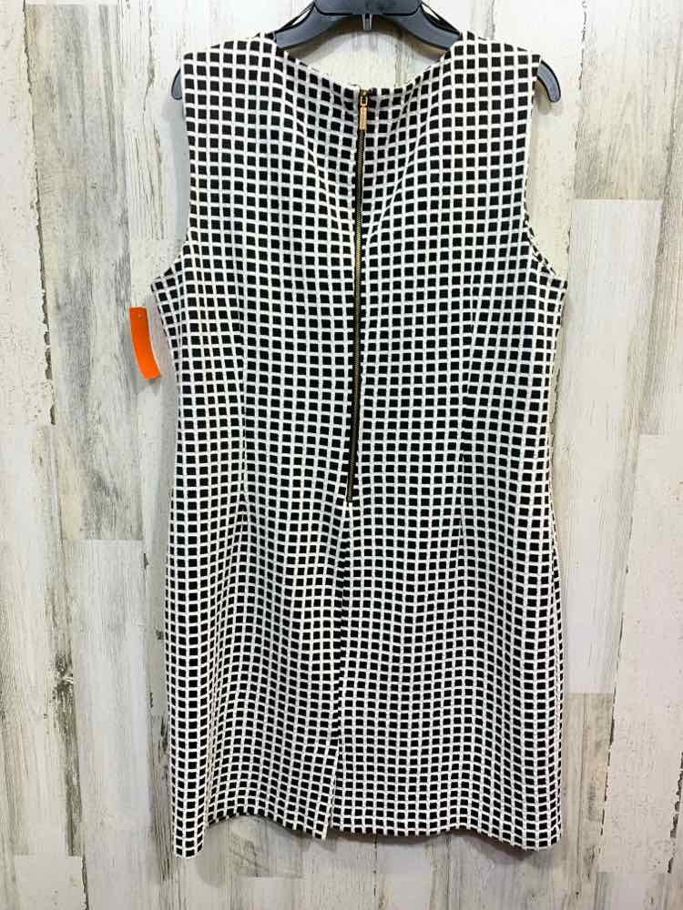 PRE-OWNED LIZ CLAIBORNE Size XL Dresses and Skirts BLK/WHT Checkered Dress