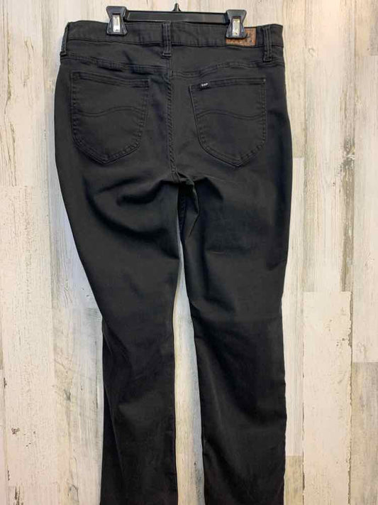 Size M LEE BOTTOMS Black STRAIGHT Jeans
