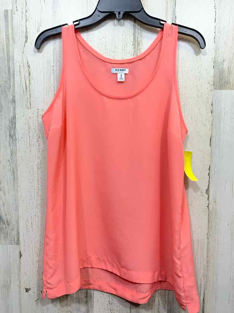 PRE-OWNED OLD NAVY/SLEEVELESS SHELL LIGHTWEIGHT SCOOP NECK