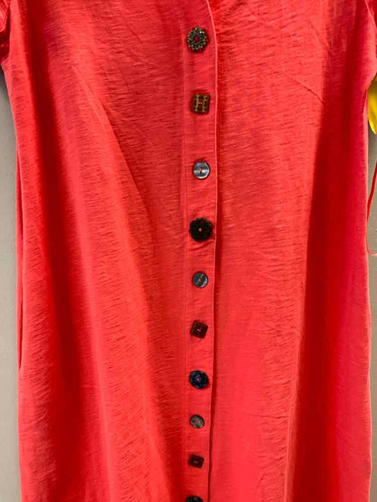 SOFT SURROUNDING Dresses and Skirts Size S CORAL SHORT SLEEVES Dress