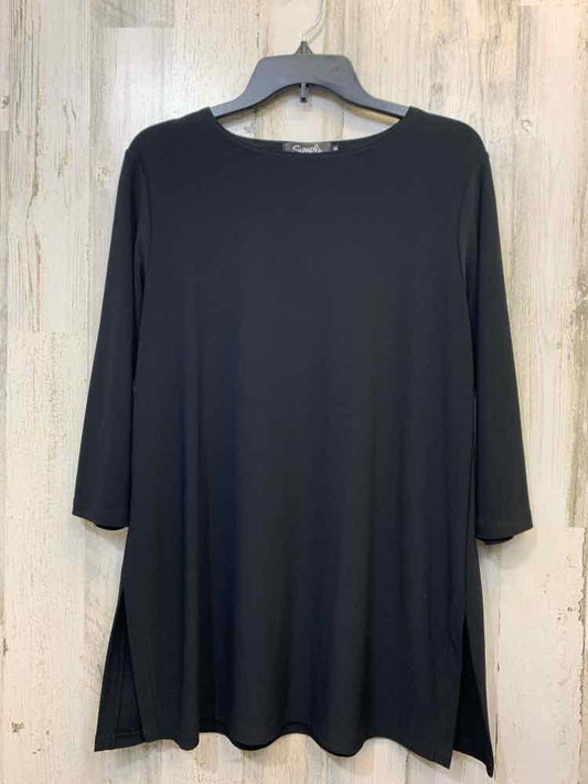 SYMPLI Size 12 Black ELASTIC 3/4 LENGTH TOP SLIT ON SIDE