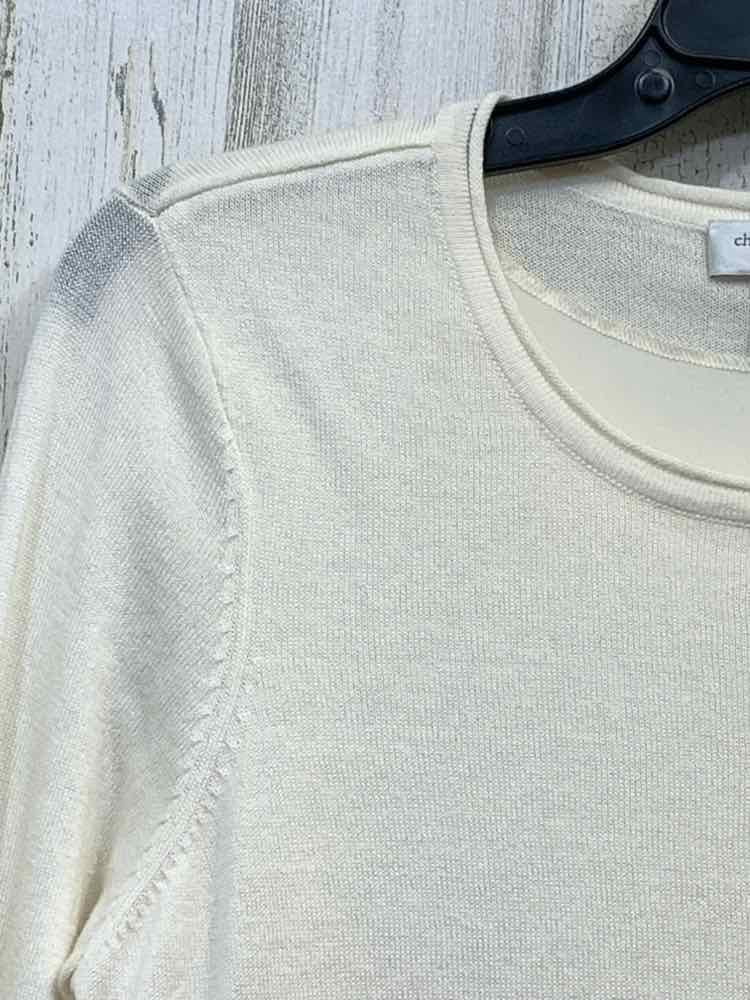 CHRISTOPHER & BANKS Tops Size PS OFF WHITE LONGSLEEVE TOP